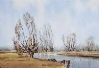 TREE REFLECTIONS by Wilfred Haughton RUA at Ross's Online Art Auctions