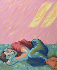 SLEEPING by Adrienne Bell at Ross's Online Art Auctions