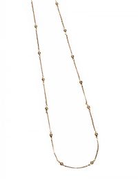 9CT GOLD CHAIN WITH BAUBLES at Ross's Online Art Auctions