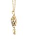 9CT GOLD PERIDOT-SET PENDANT AND CHAIN IN THE EDWARDIAN STYLE at Ross's Online Art Auctions