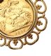 9CT GOLD MOUNTED HALF-SOVEREIGN at Ross's Online Art Auctions