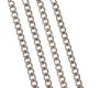 STERLING SILVER LONG CURB-LINK CHAIN at Ross's Online Art Auctions