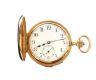 18CT GOLD GENT'S FULL HUNTER POCKET WATCH at Ross's Online Art Auctions