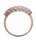 9CT ROSE GOLD CUBIC ZIRCONIA SET DRESS RING at Ross's Online Art Auctions