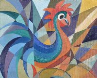 THE ROOSTER by Olive Henry RUA at Ross's Online Art Auctions