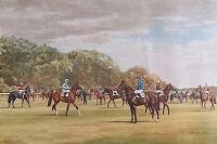 THE TWO HUNDREDTH RUNNING OF THE OAKS STAKES by Madeline Selfe at Ross's Online Art Auctions