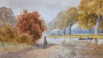 THE LAGAN TOWPATH by Joseph William Carey RUA at Ross's Online Art Auctions
