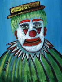 MO THE CLOWN by James Bingham at Ross's Online Art Auctions