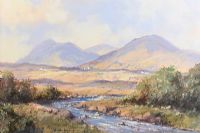 THE MOURNE MOUNTAINS & GLEN RIVER, GLASDRUMMAN by George K. Gillespie at Ross's Online Art Auctions