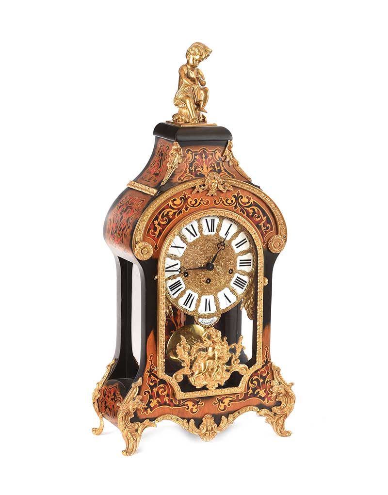 REPRODUCTION BOULLE MANTEL CLOCK at Ross's Online Art Auctions