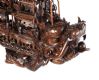 CARVED WOOD DRAGON BOAT at Ross's Online Art Auctions