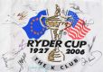 FRAMED SIGNED RYDER CUP FLAG at Ross's Online Art Auctions