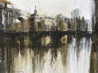 GRATTAN, RIVER LIFFEY, DUBLIN by Colin Davidson RUA at Ross's Online Art Auctions