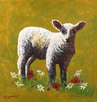 LAMB by Ronald Keefer at Ross's Online Art Auctions