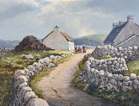 ON BLOODY FORELAND, DONEGAL by William Henry Burns at Ross's Online Art Auctions