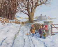 A LETTER FOR SANTA by Noel Shaw at Ross's Online Art Auctions