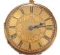 ENGRAVED 18CT GOLD OPEN-FACED POCKET WATCH WITH KEYS at Ross's Online Art Auctions