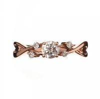 18CT ROSE GOLD DIAMOND RING at Ross's Online Art Auctions