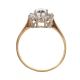 9CT GOLD AN CUBIC ZIRCONIA RING at Ross's Online Art Auctions