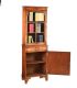 WALNUT GLAZED BOOKCASE at Ross's Online Art Auctions