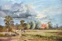 SUSSEX SUMMER DAY by Alwyn Crawshaw at Ross's Online Art Auctions