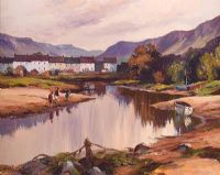 WATERFOOT, COUNTY ANTRIM by Donal McNaughton at Ross's Online Art Auctions
