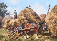 THE HAY CART by Donal McNaughton at Ross's Online Art Auctions
