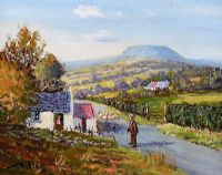 NEAR SLEMISH, COUNTY ANTRIM by Tom McGoldrick at Ross's Online Art Auctions