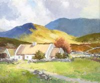 NEAR LETTERFRACK, COUNTY GALWAY by Sean Nichol at Ross's Online Art Auctions