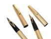 TWO SCHAEFFER GOLD-PLATED FOUNTAIN PENS WITH 14CT GOLD NIBS at Ross's Online Art Auctions
