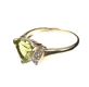 9CT GOLD DIAMOND AND PERIDOT RING at Ross's Online Art Auctions