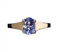 9CT GOLD TANZANITE RING at Ross's Online Art Auctions