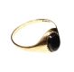 9CT GOLD BLACK ONYX RING at Ross's Online Art Auctions