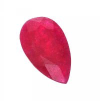 LOOSE RUBY STONE PEAR-CUT at Ross's Online Art Auctions