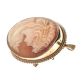 9CT GOLD MOUNTED OVAL CAMEO BROOCH/PENDANT at Ross's Online Art Auctions