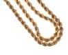 9CT GOLD ROPE-LINK CHAIN WITH TASSLES at Ross's Online Art Auctions