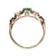 9CT GOLD CRYSTAL-SET DRESS RING at Ross's Online Art Auctions