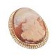 9CT GOLD-MOUNTED CAMEO BROOCH at Ross's Online Art Auctions