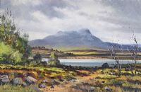MUCKISH MOUNTAIN, GLENLOUGH, DONEGAL by David Long UWS at Ross's Online Art Auctions