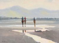DUNDRUM BAY, COUNTY DOWN by Tom Stephenson at Ross's Online Art Auctions