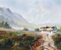 COTTAGE NEAR ANNALONG, COUNTY DOWN by Robert B. Higgins at Ross's Online Art Auctions