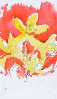 STILL LIFE FLOWERS by Tom Carr HRHA HRUA at Ross's Online Art Auctions