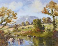 RIVER DALL, COUNTY ANTRIM by Robert T.  Cochrane at Ross's Online Art Auctions