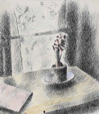 STILL LIFE, VASE OF FLOWERS by Daniel O'Neill at Ross's Online Art Auctions