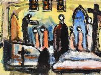 HOLY COMMUNION by Elizabeth Rivers at Ross's Online Art Auctions
