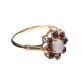 9CT GOLD OPAL AND GARNET RING at Ross's Online Art Auctions