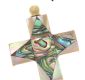 MOTHER OF PEARL CROSS PENDANT at Ross's Online Art Auctions
