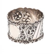 VICTORIAN STERLING SILVER NAPKIN RING at Ross's Online Art Auctions