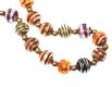 MURANO GLASS BEADED NECKLACE WITH GOLD-TONE CLASP at Ross's Online Art Auctions