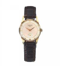 1950'S LONGINES 14CT GOLD-CASED GENT'S WRIST WATCH at Ross's Online Art Auctions